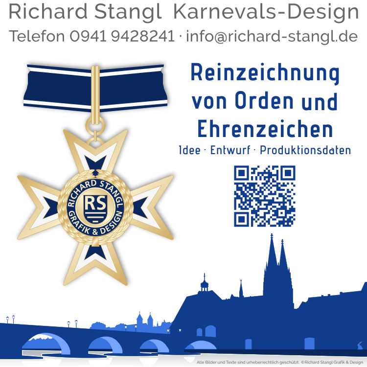 Richard Stangl Grafik & Design · Reinzeichnung Orden und Ehrenzeichen.