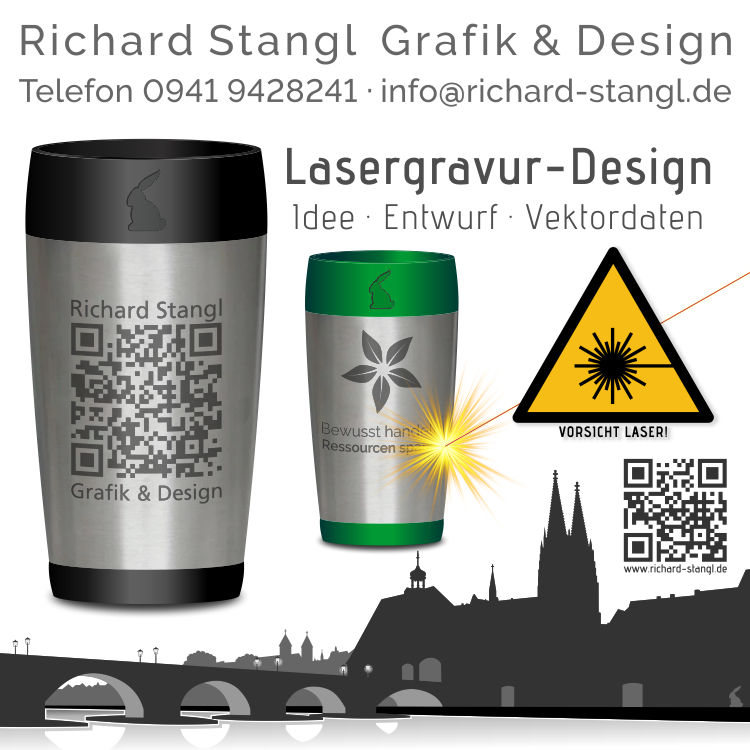 Grafikbuero Richard Stangl Angebot preiswerte Lasergravur-Vektorisierung.