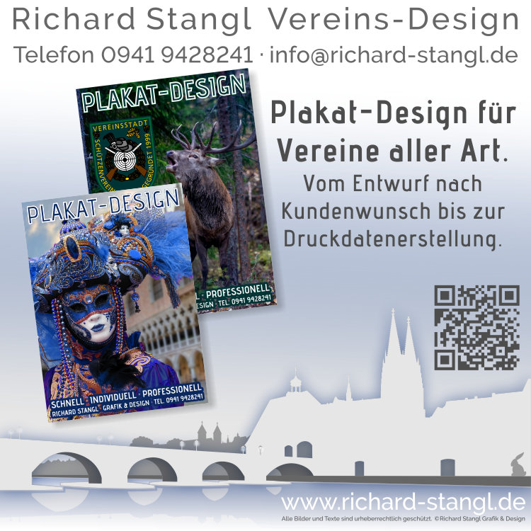 Richard Stangl Grafik und Design Angebot preiswertes Plakat-Design.