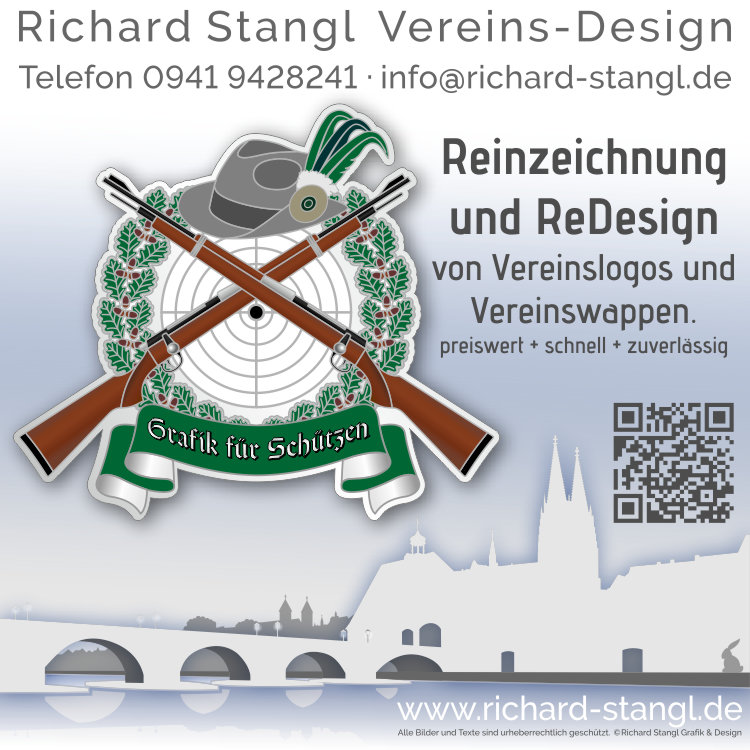 Richard Stangl Grafik und Design Angebot Reinzeichnung Vereinswappen.